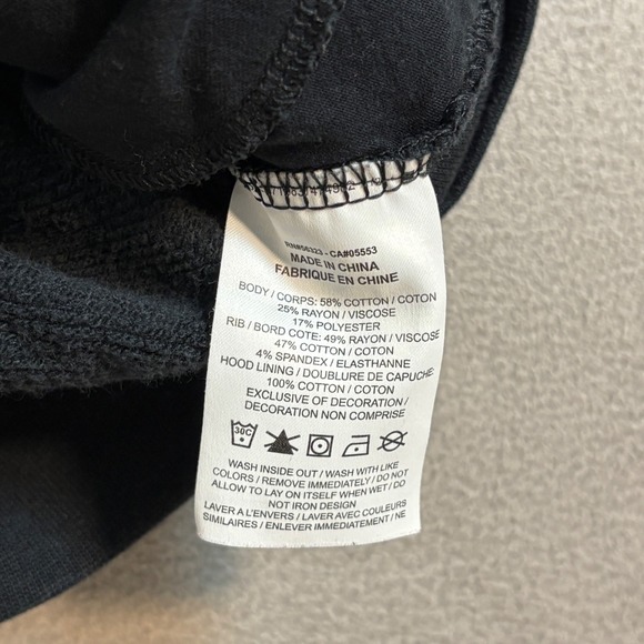 Nike Air Black Pullover Hoodie Sweatshirt Women's Size S - Picture 6 of 10